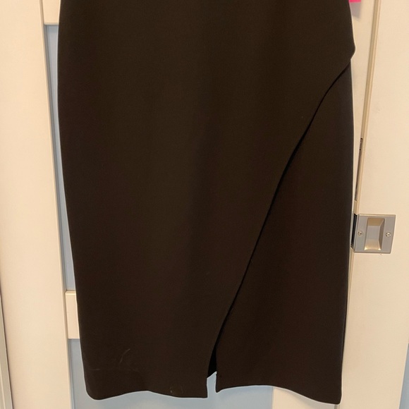 Betsy Johnson Cross Front Sheath Dress in Black - Picture 5 of 11